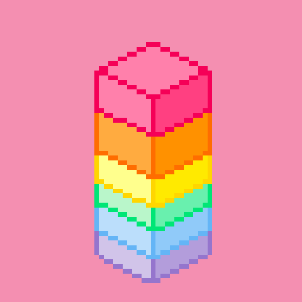 rainbow cube