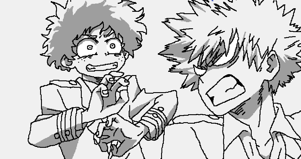 Bakugou and Midoriya Base