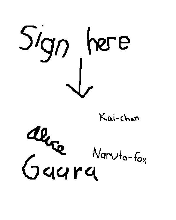 sign here