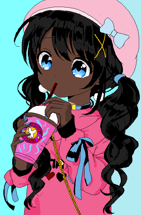 cotton candy girl