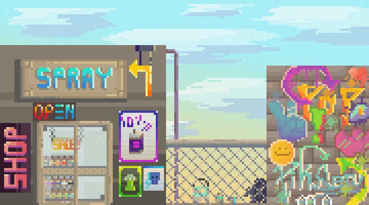 Graffiti shop