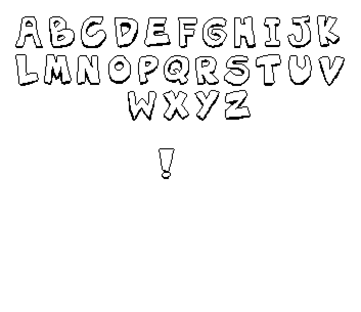 Pizza tower font