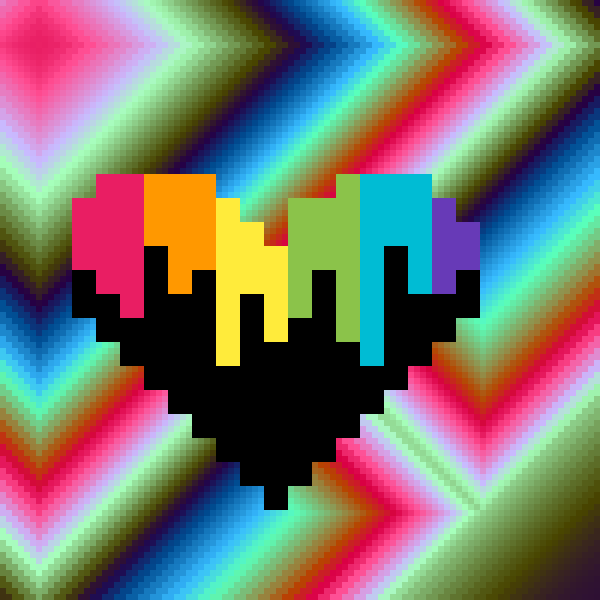 RAINBOW MELTY HEART