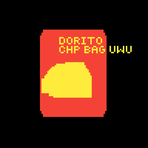 Dorito chip bag