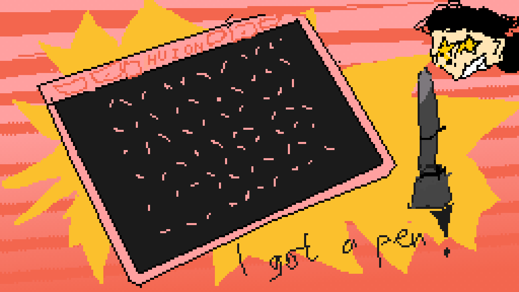 i got a pen lol
