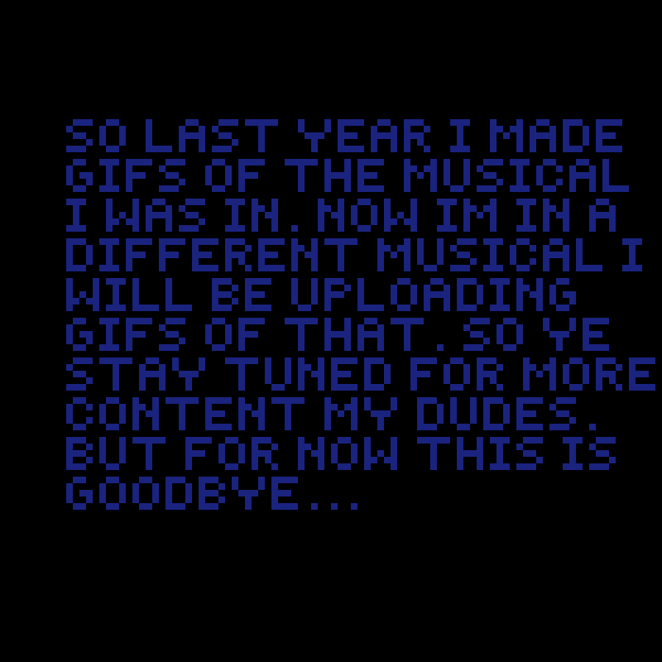 So long for now