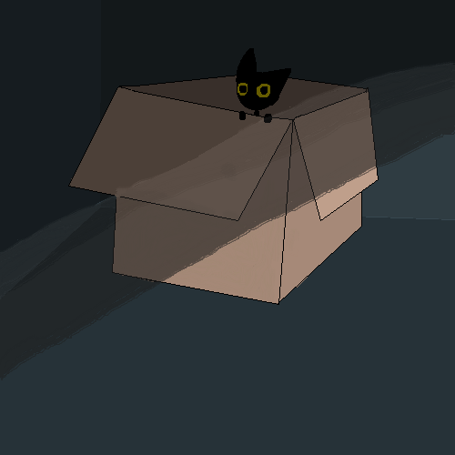 Box cat :3