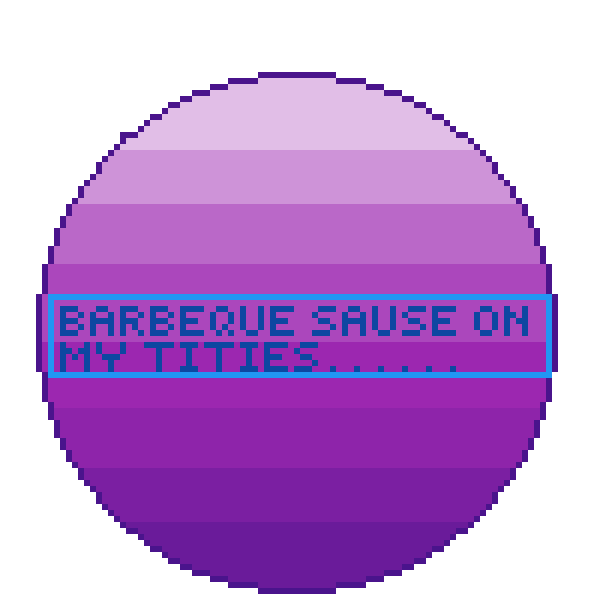 bbq sause on the titties