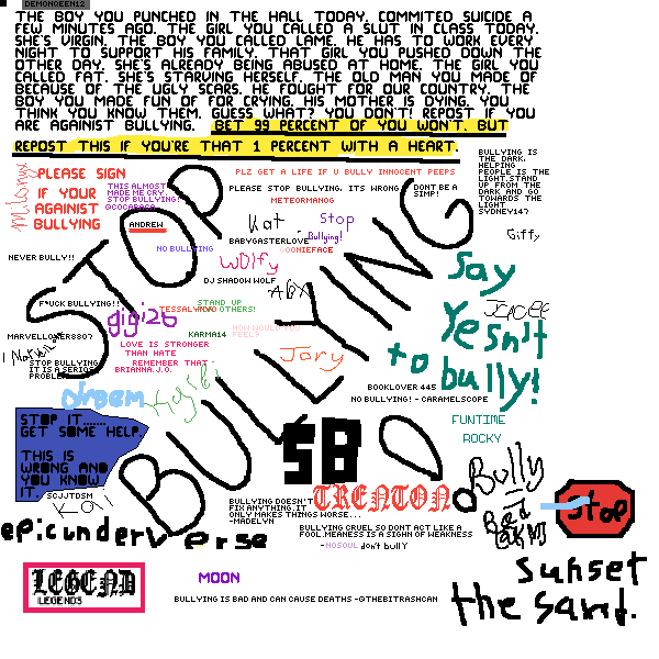 no bullying