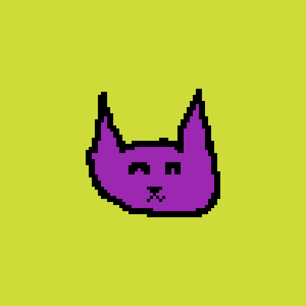Purple cat