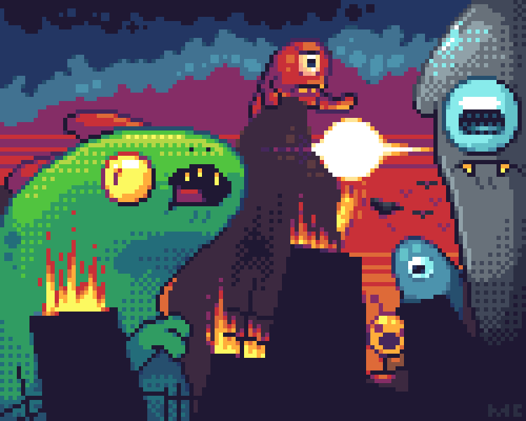 Monster attack