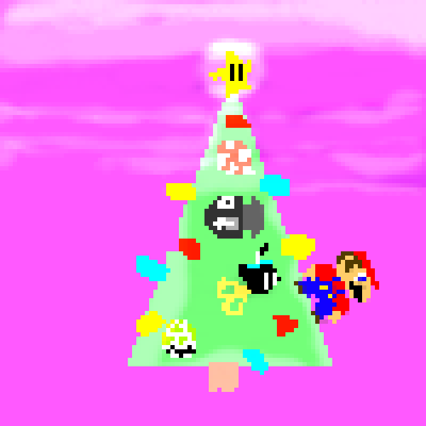 Mariokart Christmas Tree