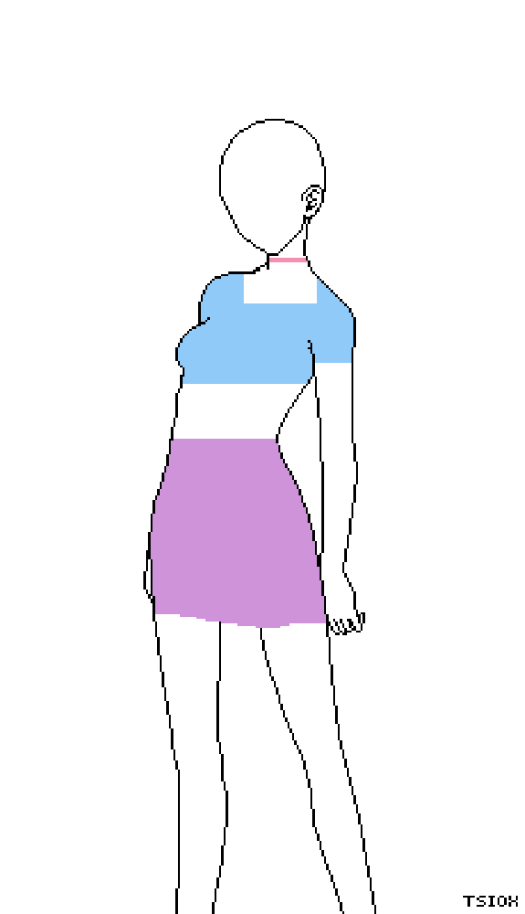Outfit on mannequin