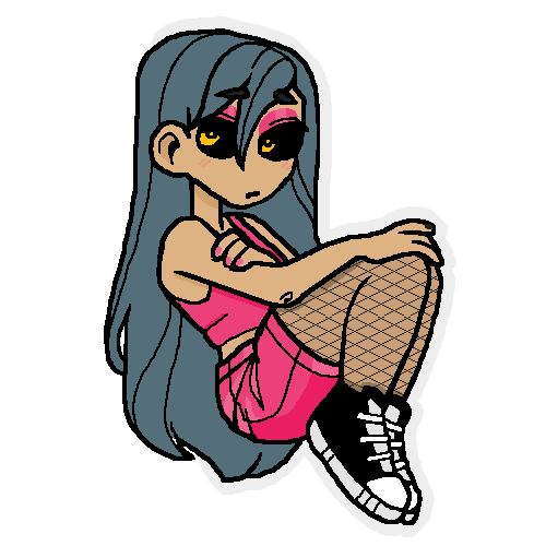 My oc as a preppy girl