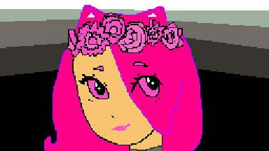 Girl with Flower Crown - Collab