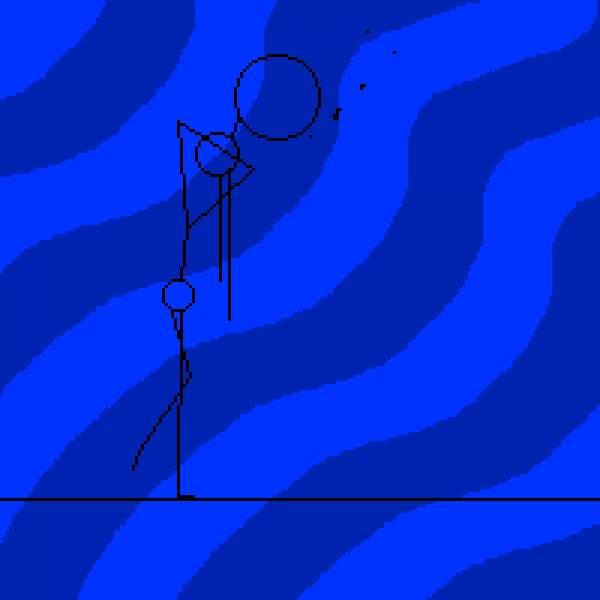 blue walk