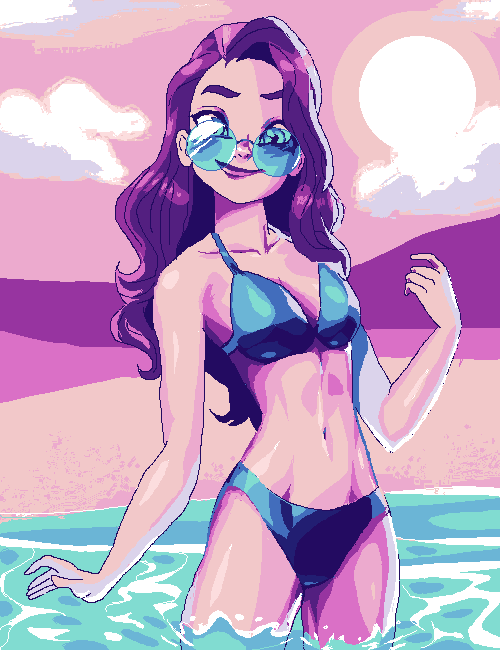 beach girl