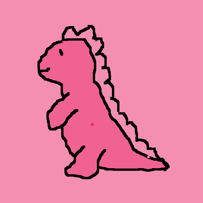 pinkie the dinosour