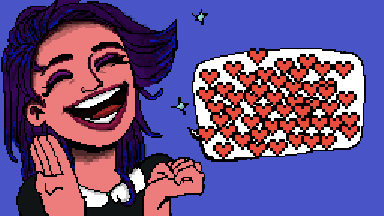 she has a lot of love to give