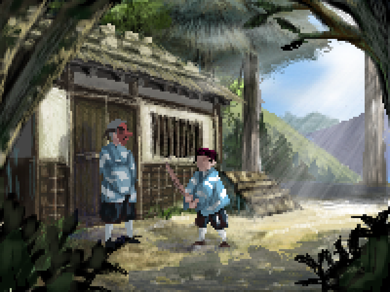 Tanjiro and Urokodaki