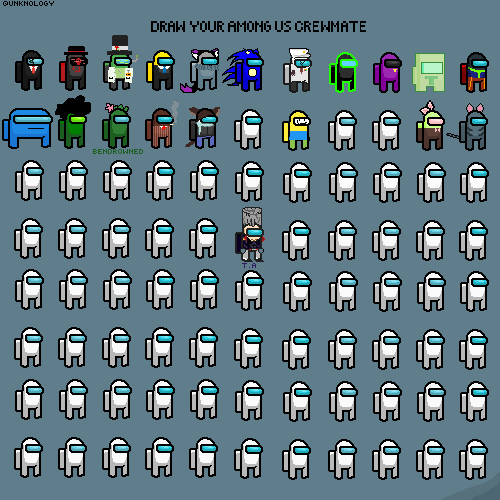 Draw your among us crewm8