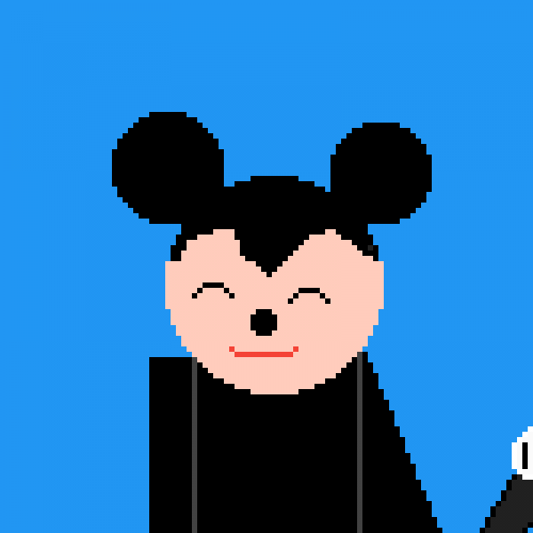 waving Mickey