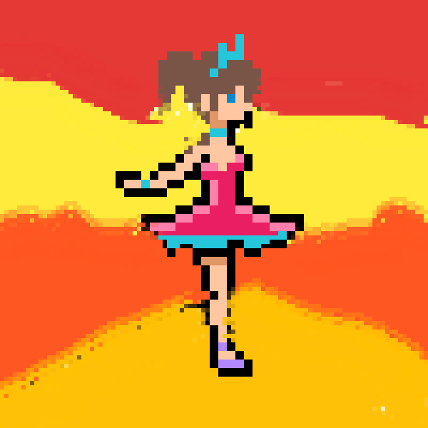 Dancer in Sunset