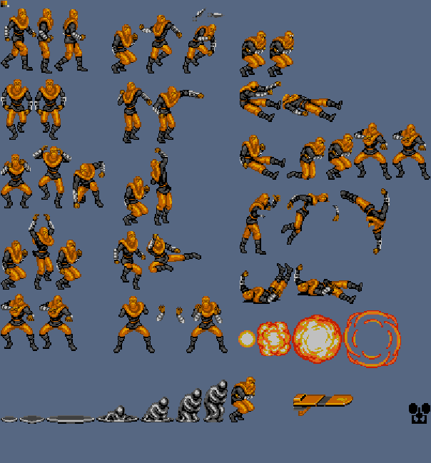 Foot Soldier Sprite Sheet