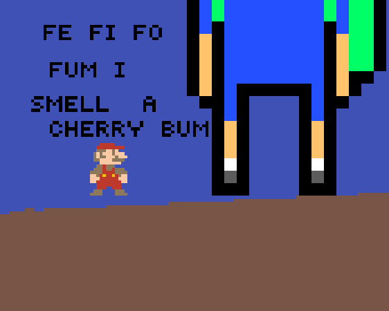 Fe fi fo fum  I smell a c