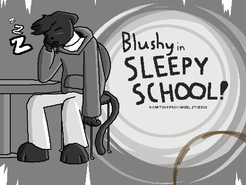 Blushy in Sleepy School