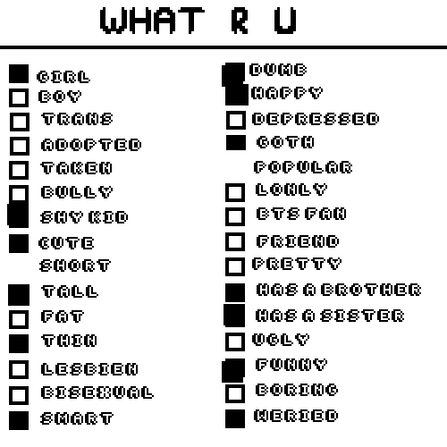what r u