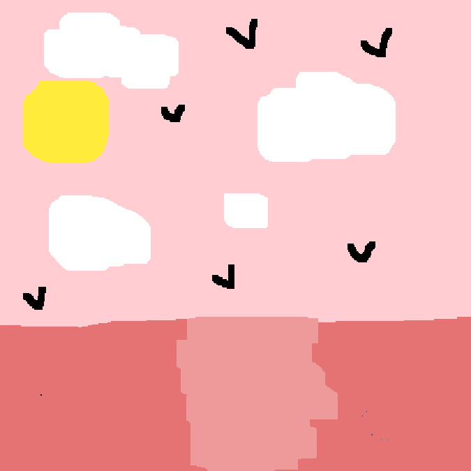 Pink sky