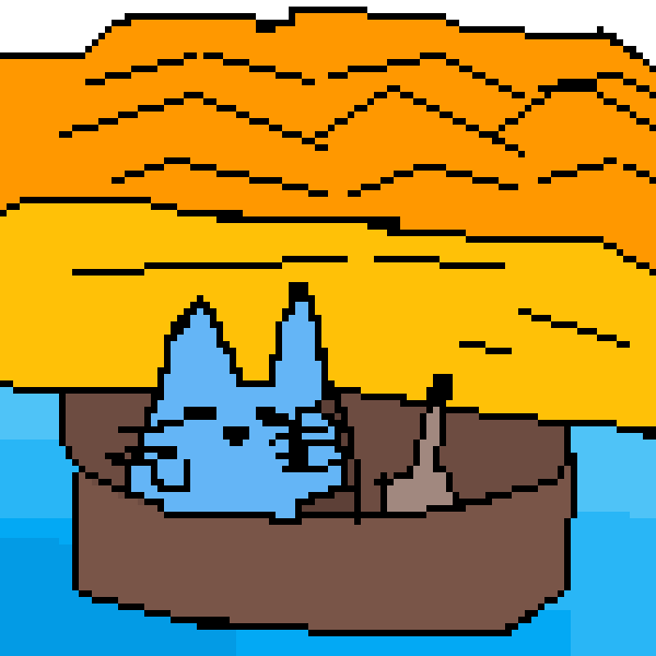 blue cat