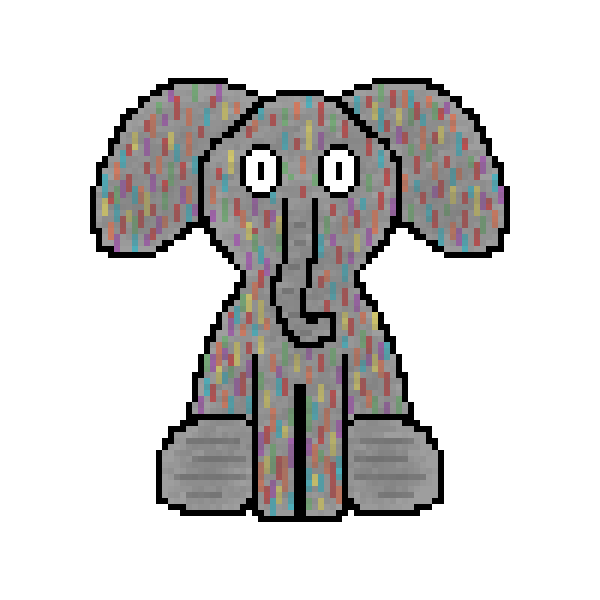 Rainbow Elephant