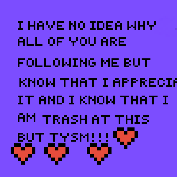 A Thank you note