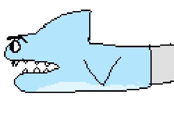 Shark puppet