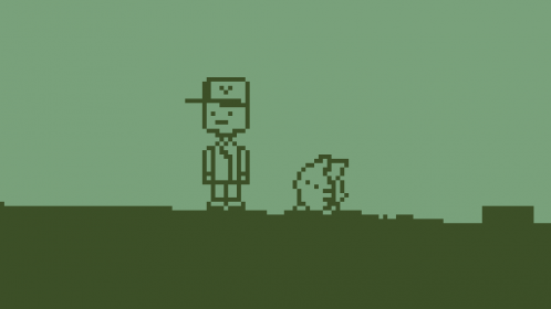 Some guy, and Pikachu.