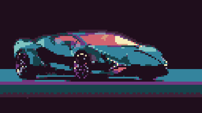 Racecar Pixel Art