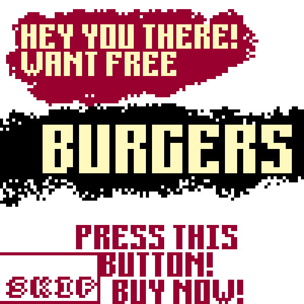 Get free burgers now at youtube.com