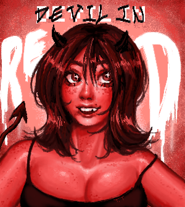 Devil in red
