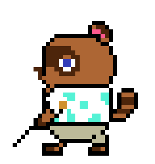 Animalcrossing Tom Nook Pixel Art