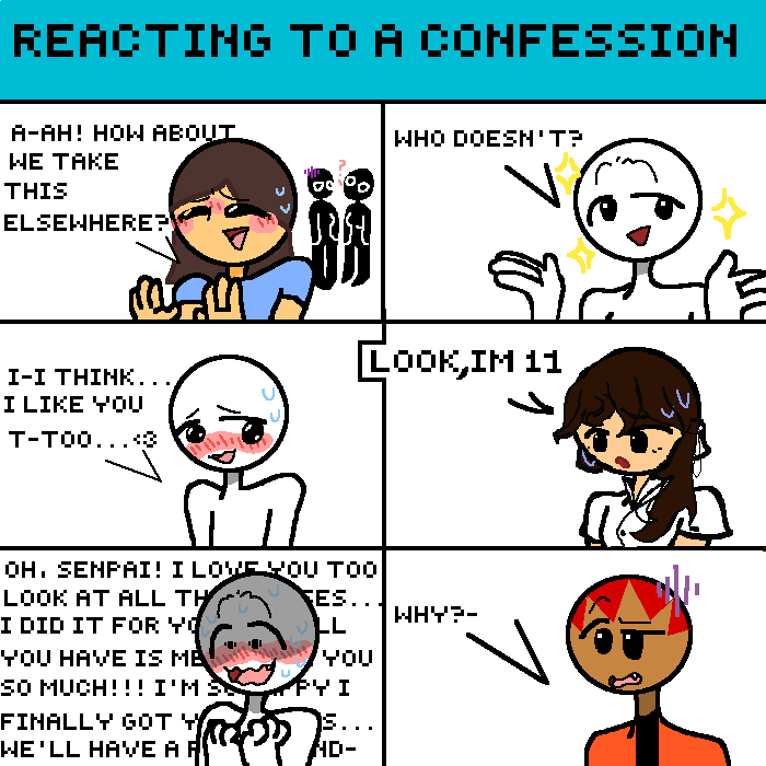 REACTING TO A CONFESSION