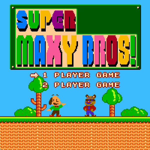 SUPER MAXY BRO'S TITLE SCREEN!!!