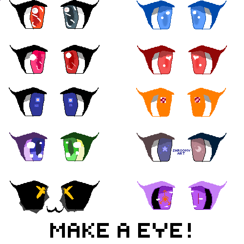 make a pair of eyes/cool drawing
