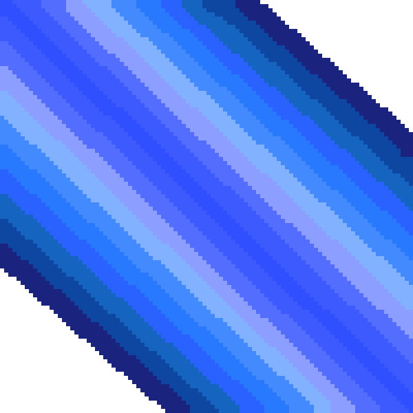 Dangling Blue Rainbow