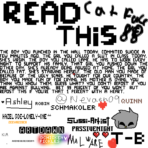 Sign If You Hate Bullying