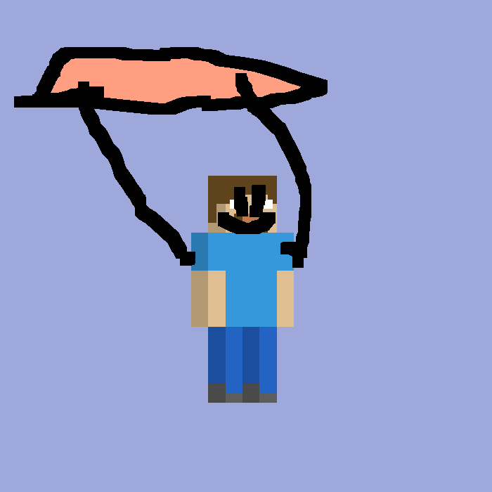 steve en un parachute