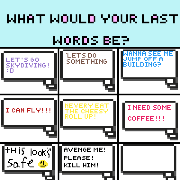 Last words