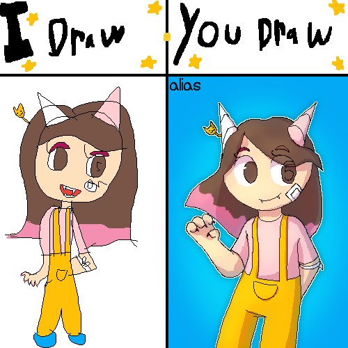 its an i draw u draw again