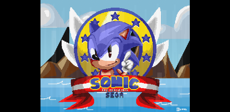 Sonic Title Screen